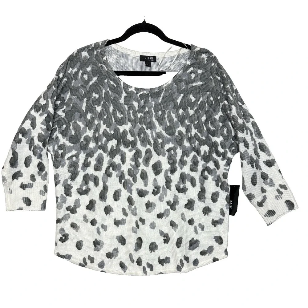 a.n.a Women's Sweater 3/4 Sleeves size L Msrp $44.00 New - Picture 2 of 10